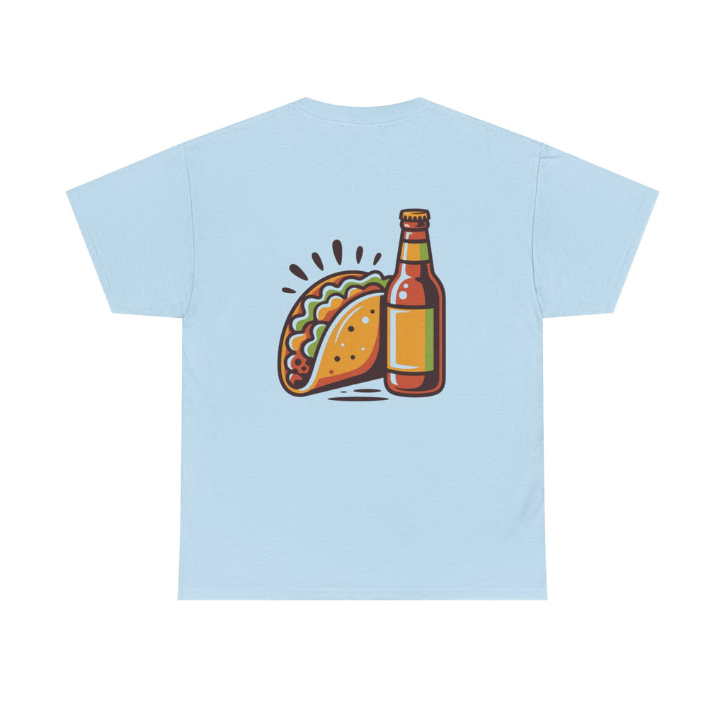 T-Shirt — Taco & Beer Graphic Tee (Tacos and Beer Design)