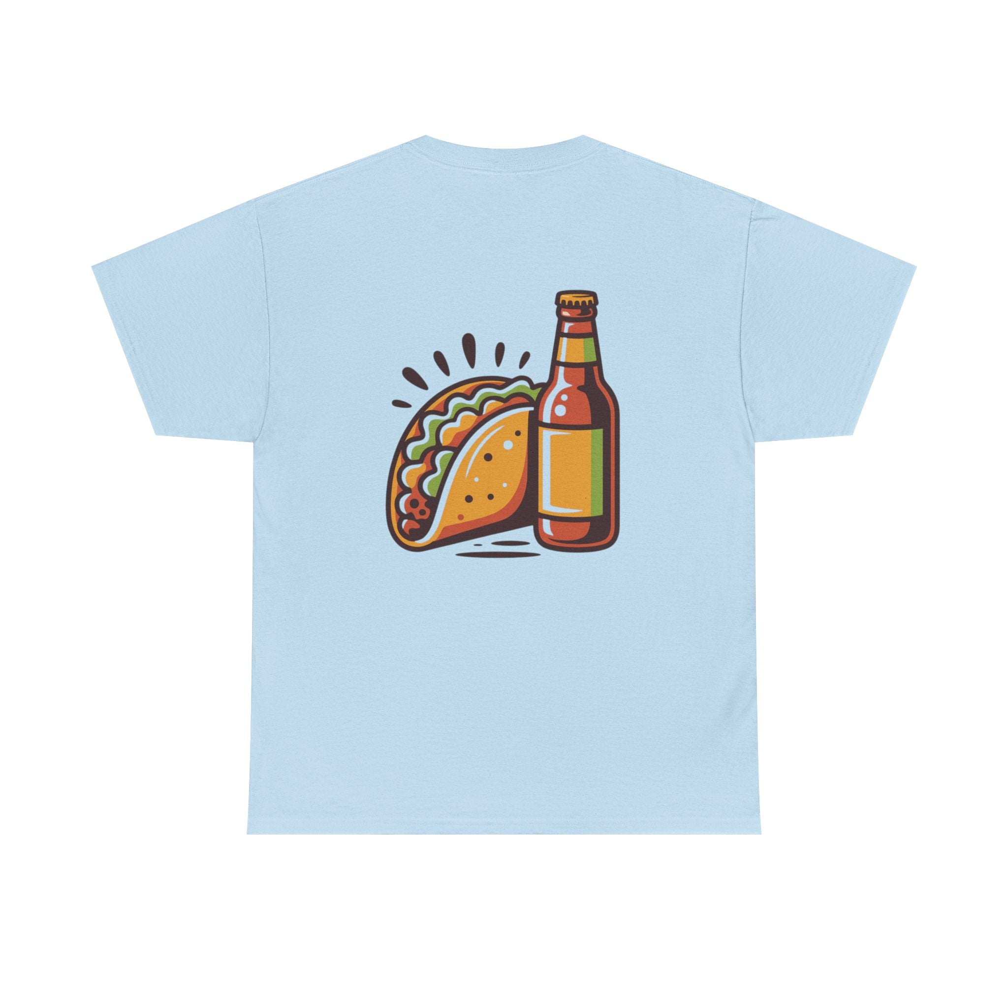 T-Shirt — Taco & Beer Graphic Tee (Tacos and Beer Design)