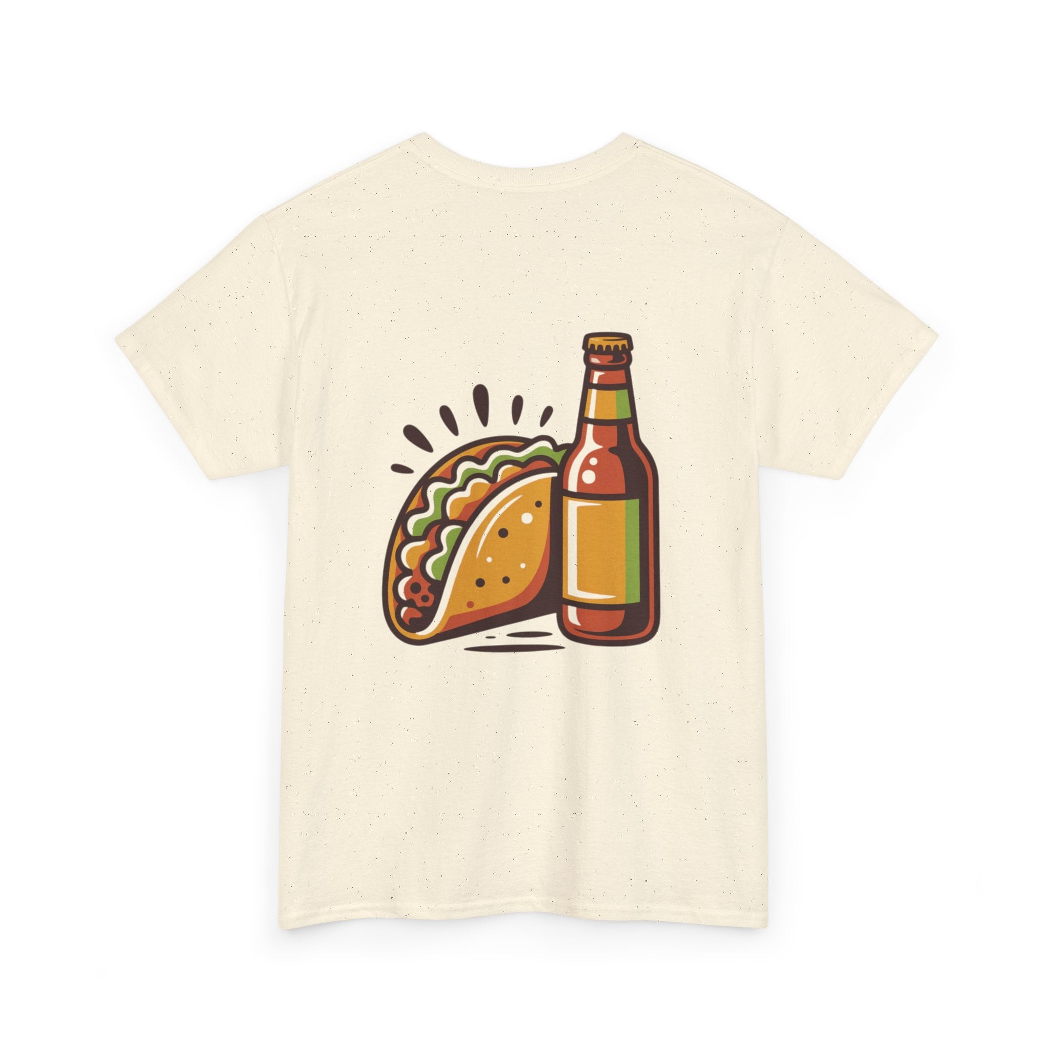 T-Shirt — Taco & Beer Graphic Tee (Tacos and Beer Design)