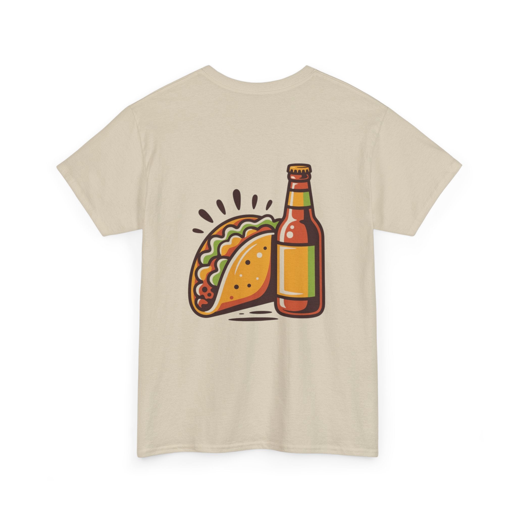 T-Shirt — Taco & Beer Graphic Tee (Tacos and Beer Design)