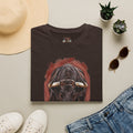 Bull Portrait T-Shirt — Fierce Bull Head Graphic Tee