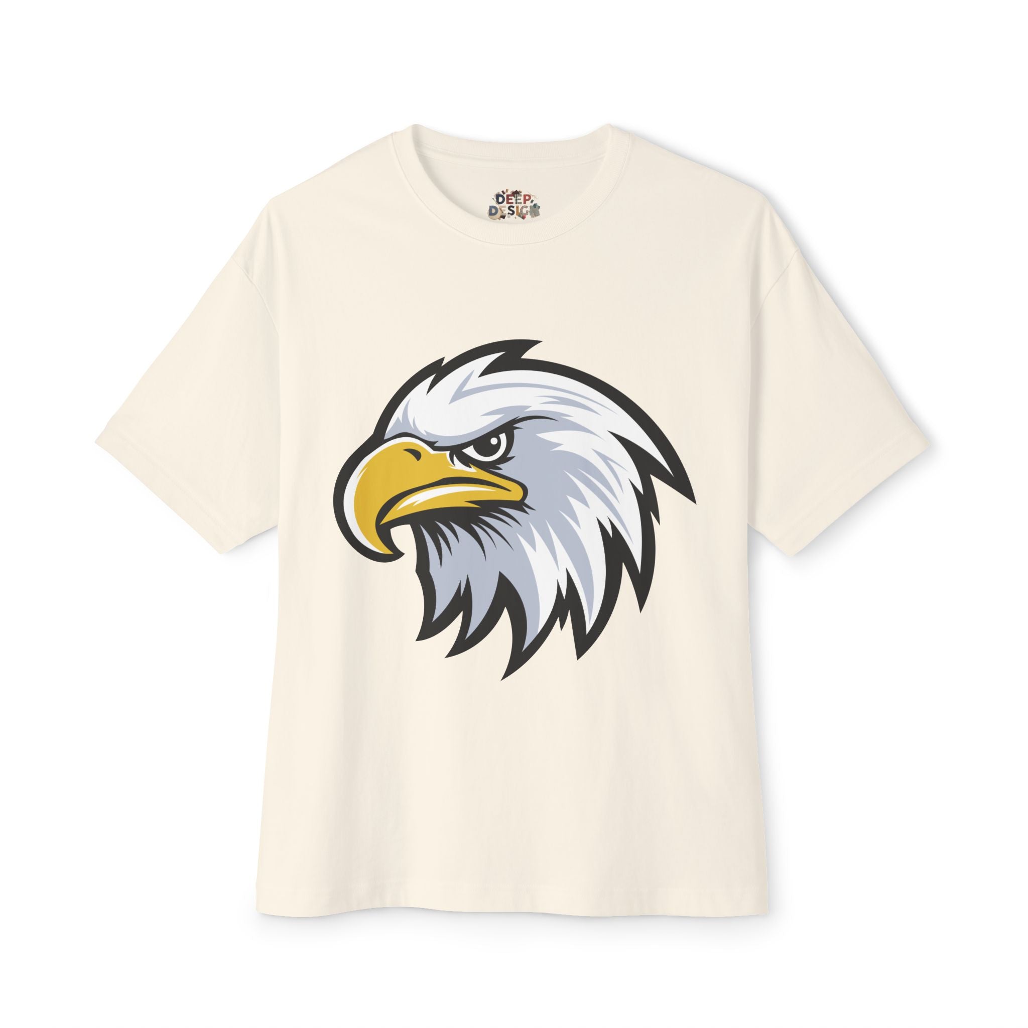 Eagle Graphic Tee — Patriotic Bald Eagle Front & Back Oversized T‑Shirt