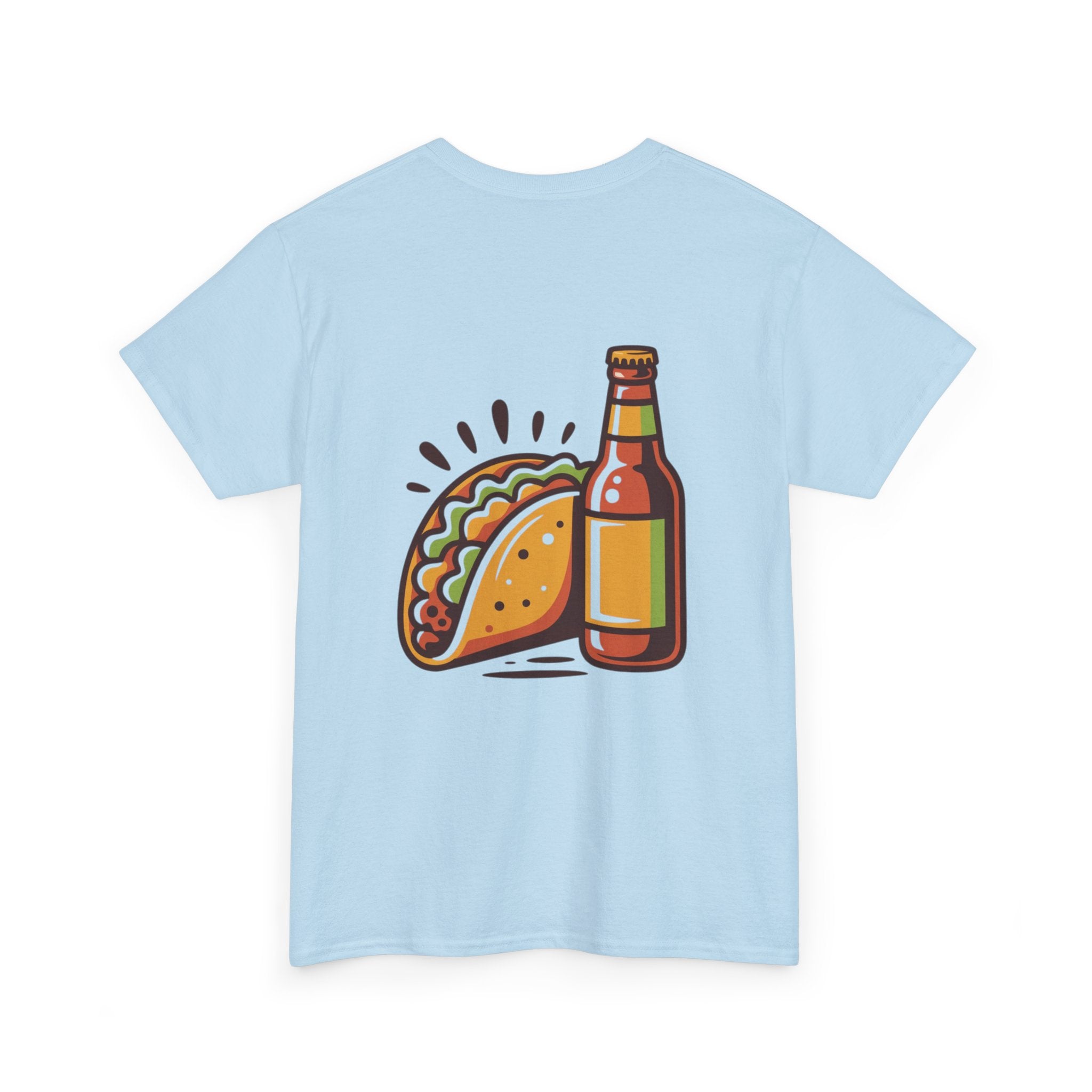 T-Shirt — Taco & Beer Graphic Tee (Tacos and Beer Design)