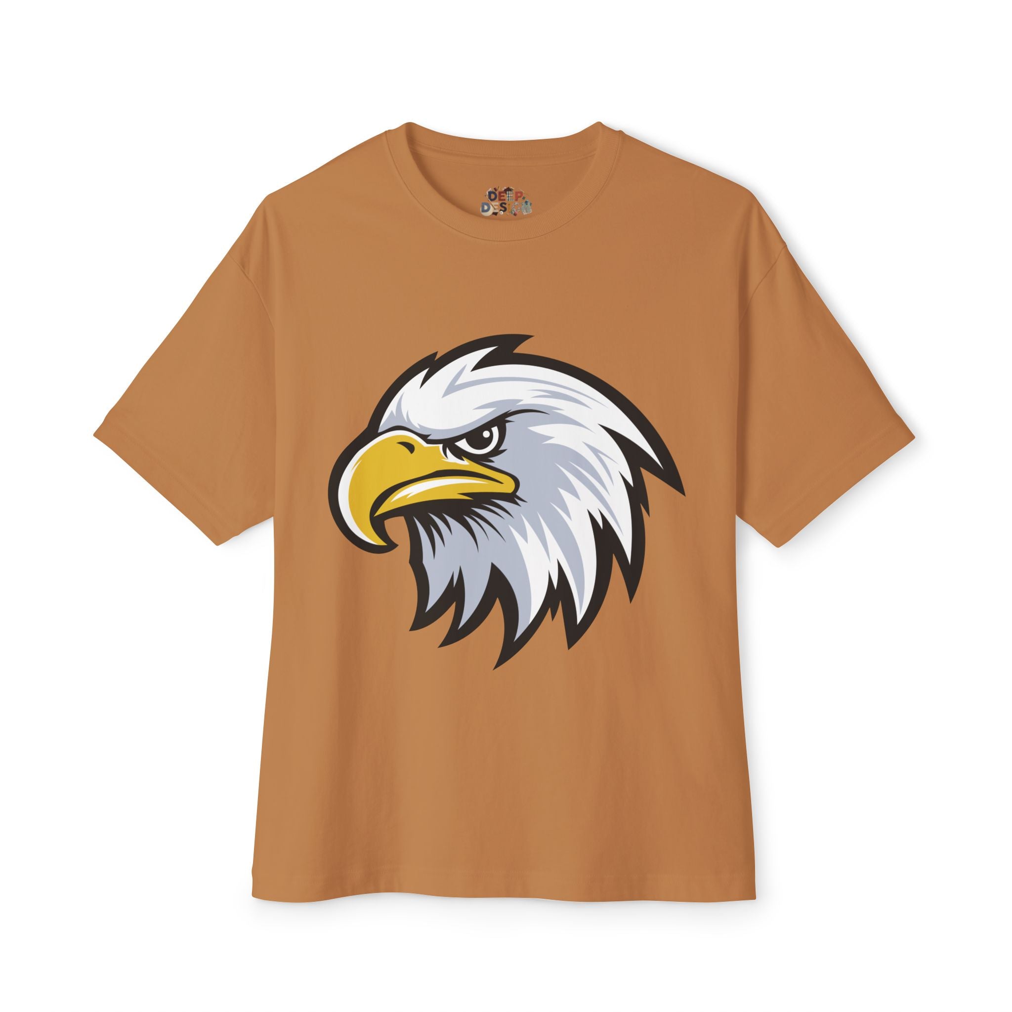 Eagle Graphic Tee — Patriotic Bald Eagle Front & Back Oversized T‑Shirt