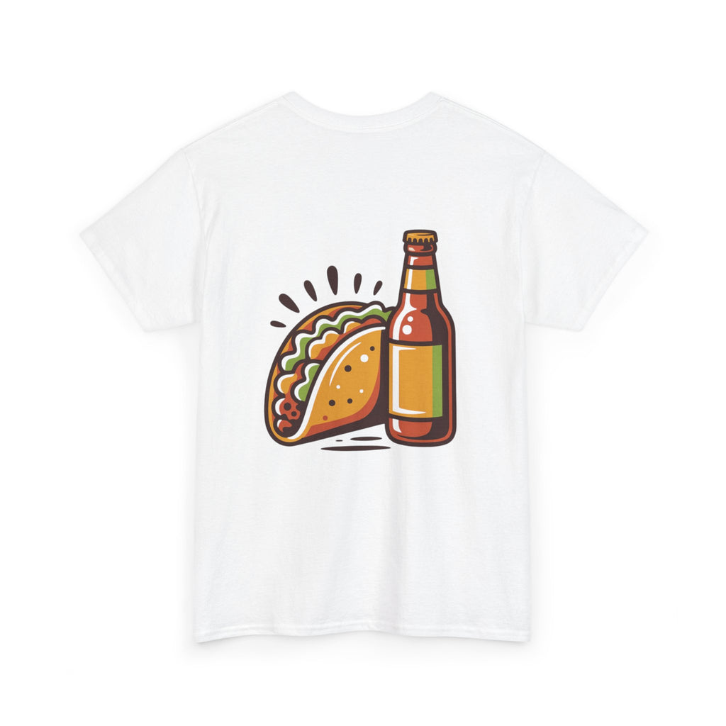 T-Shirt — Taco & Beer Graphic Tee (Tacos and Beer Design)