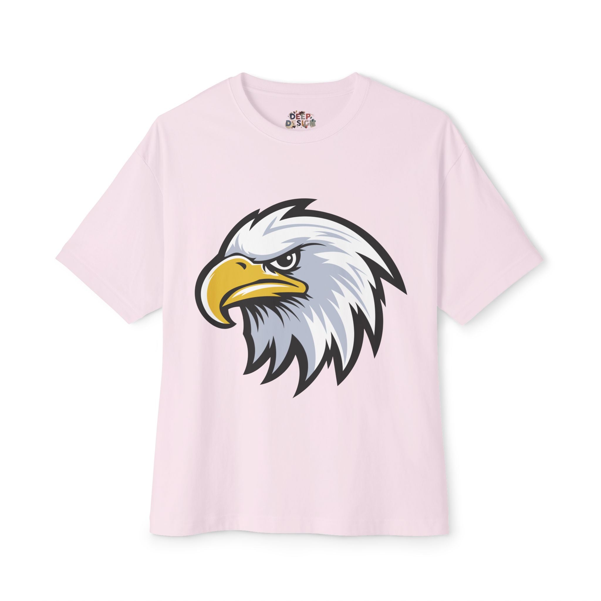 Eagle Graphic Tee — Patriotic Bald Eagle Front & Back Oversized T‑Shirt