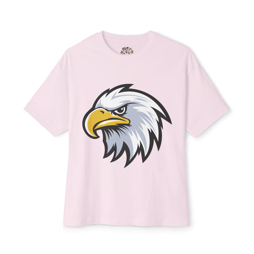 Eagle Graphic Tee — Patriotic Bald Eagle Front & Back Oversized T‑Shirt