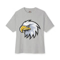 Eagle Graphic Tee — Patriotic Bald Eagle Front & Back Oversized T‑Shirt