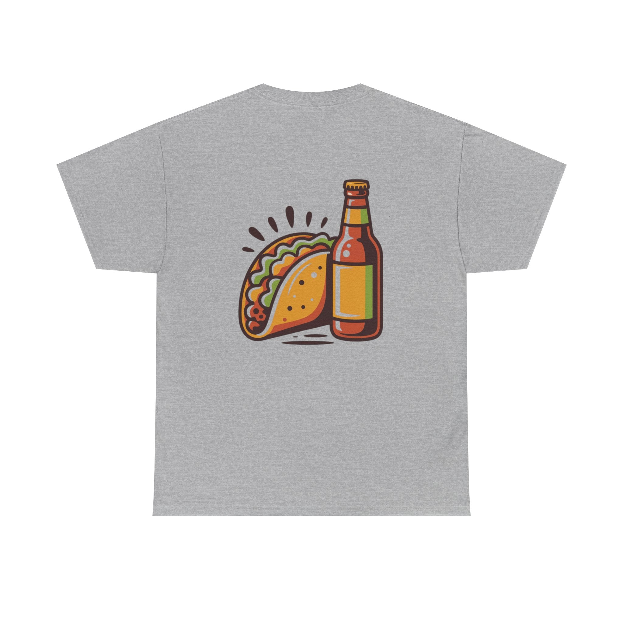 T-Shirt — Taco & Beer Graphic Tee (Tacos and Beer Design)