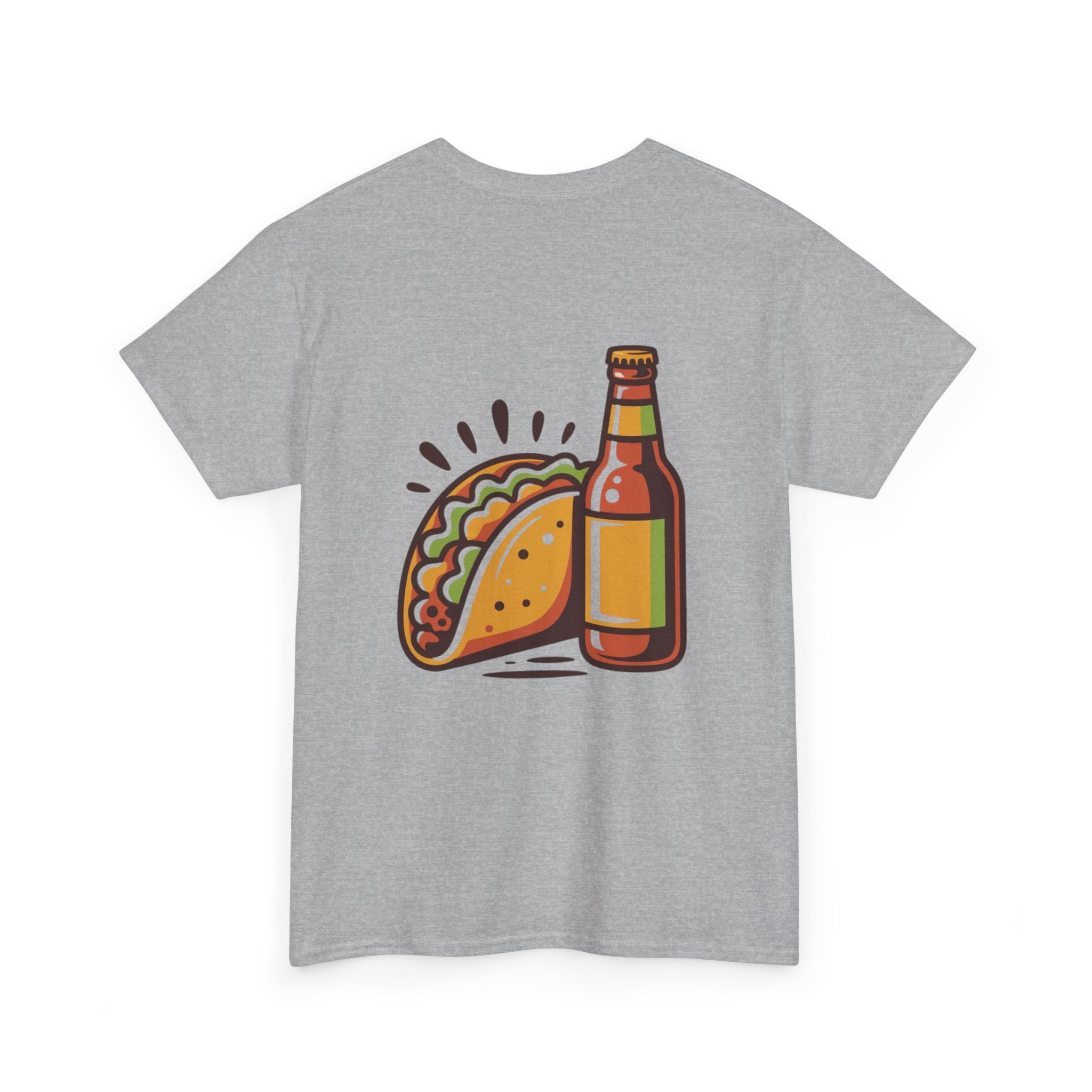 T-Shirt — Taco & Beer Graphic Tee (Tacos and Beer Design)